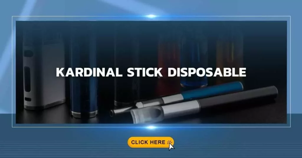 แบรนด์ kardinal stick ที่เป็นรูปแบบ พอตใช้แล้วทิ้ง disposable